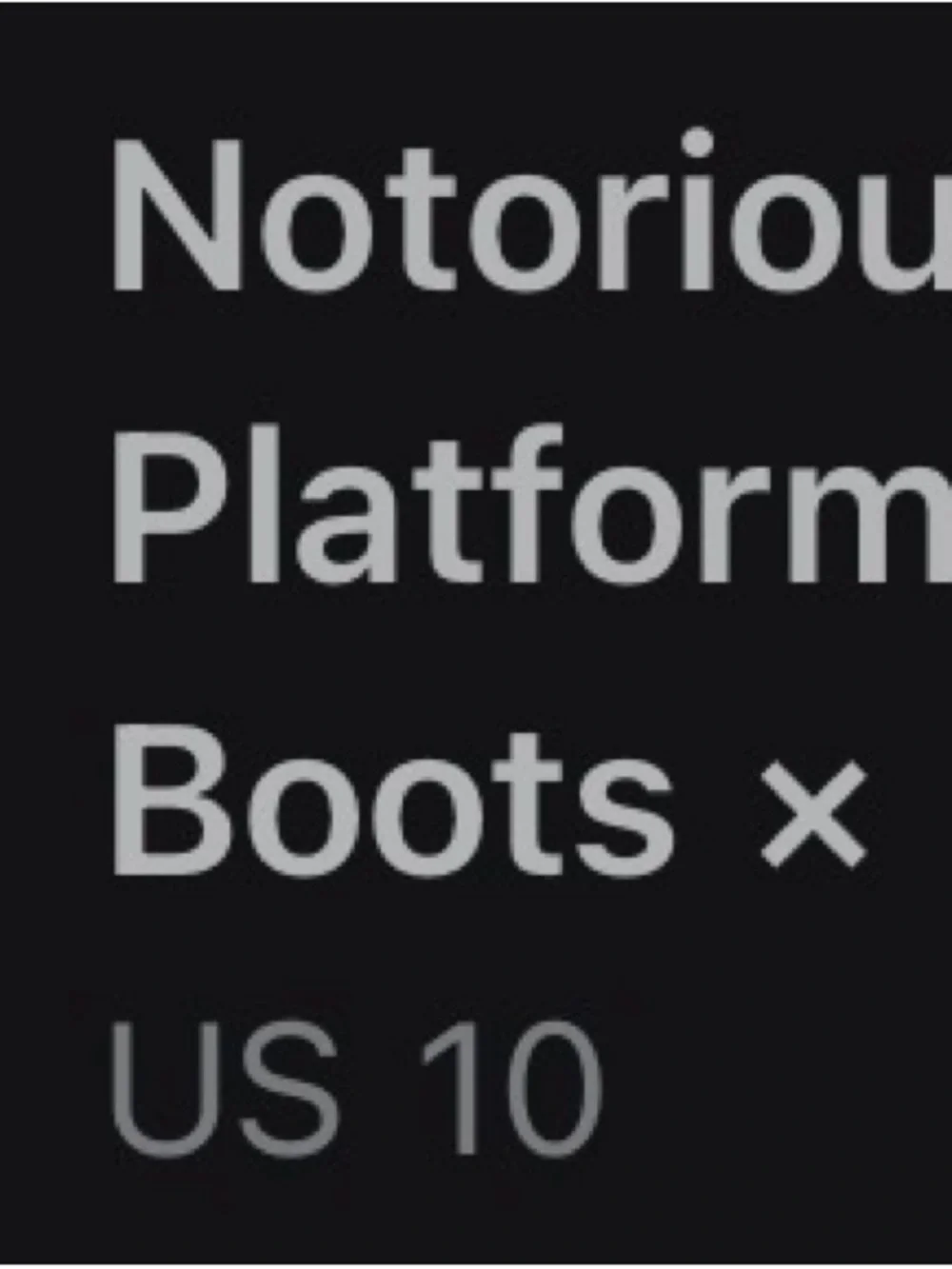 Notoriously chunky platform ankle boot